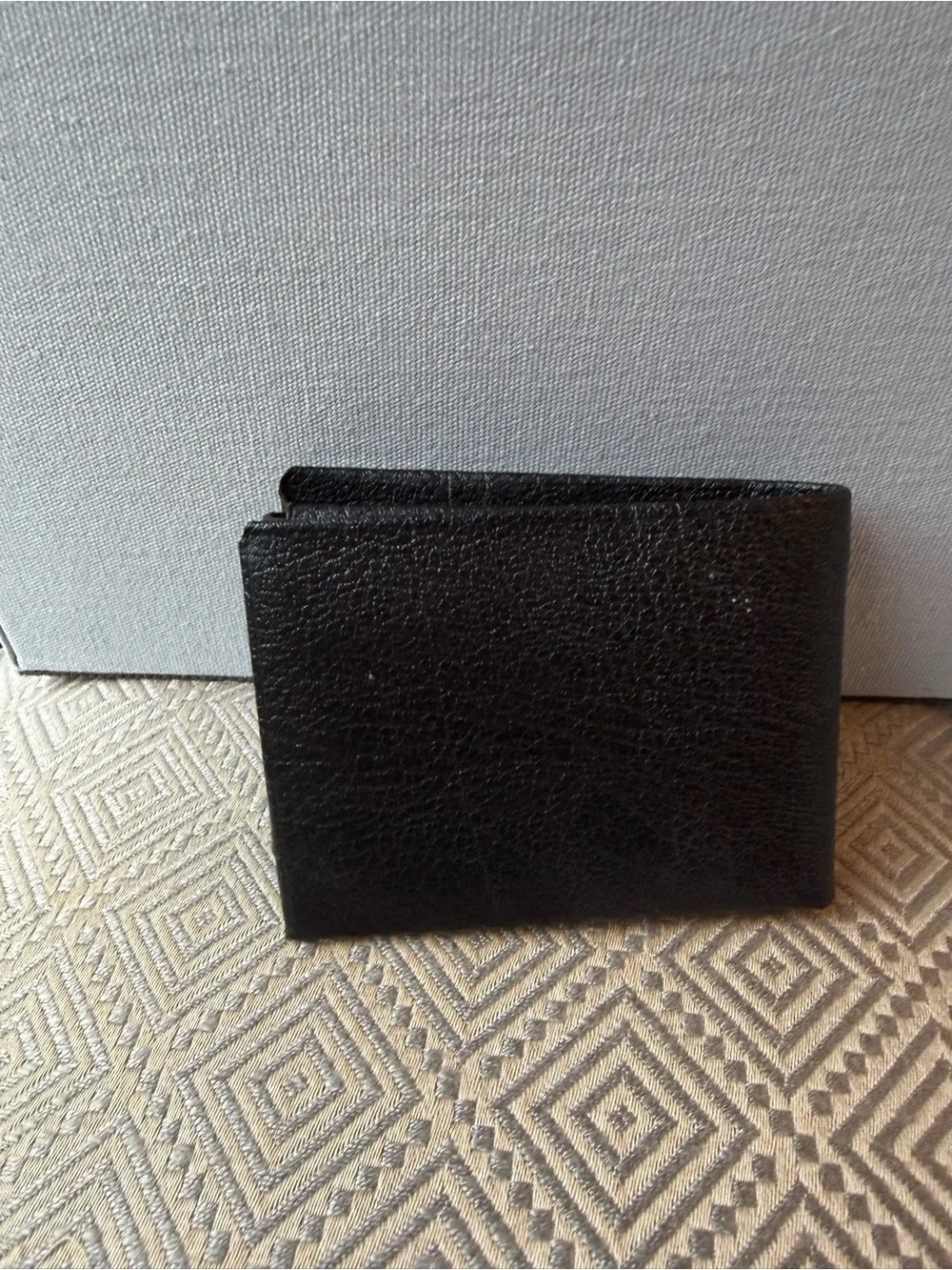 Classic Black Leather Men's Bifold Wallet Rumpp